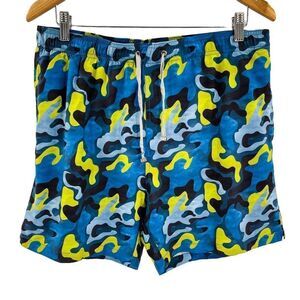 Velorum Men's Abstract Print Swim Trunks
